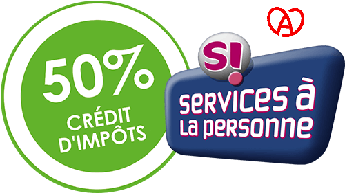 50% crédit impôt - Service à la personne