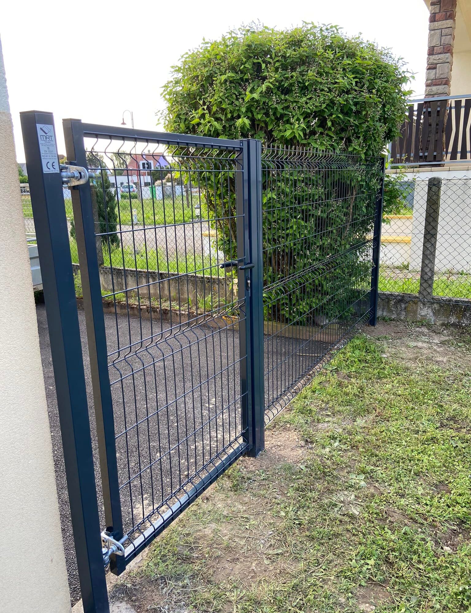 Pose de portails et cl&ocirc;tures par Ciconia Paysages &agrave; Richwiller pr&egrave;s de Mulhouse&nbsp; Riedisheim